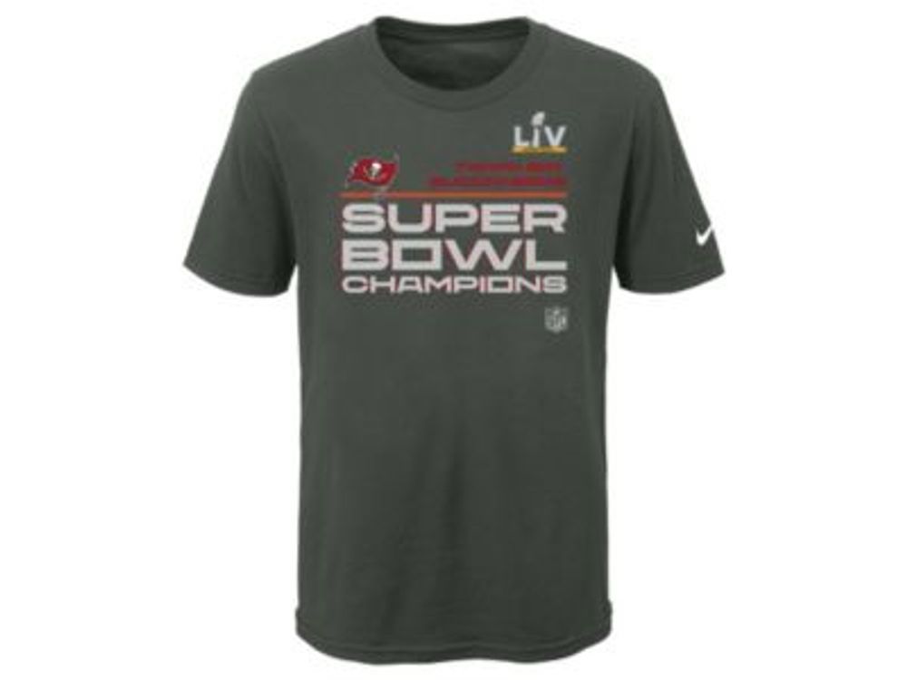 Nike Tampa Bay Buccaneers Youth Super Bowl LV Champ Locker Room T