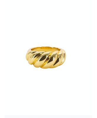 Simone Ring 18K Gold-Plated Brass