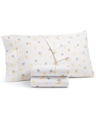 Printed Egyptian Cotton Percale 400 Thread Count Created for Macy's