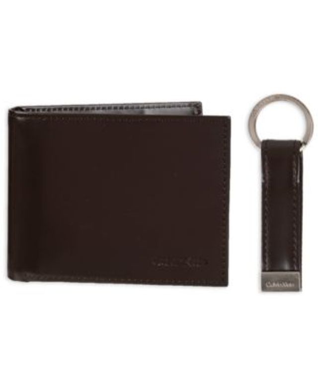 Guess Men's RFID Slimfold Wallet with Interior Coin Pocket - Black