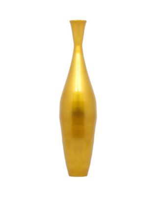Tall Modern Narrow Trumpet Floor Vase