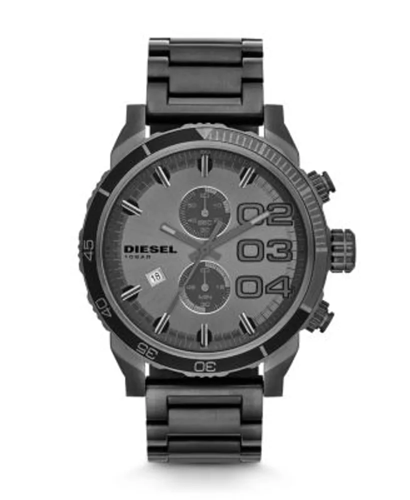 DIESEL Men's Mr. Daddy Chronograph Gunmetal Stainless Steel Bracelet Watch - Gunmetal