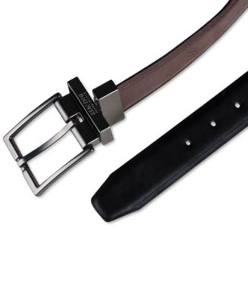 Men's 35mm Stretch Herringbone Edge Belt 