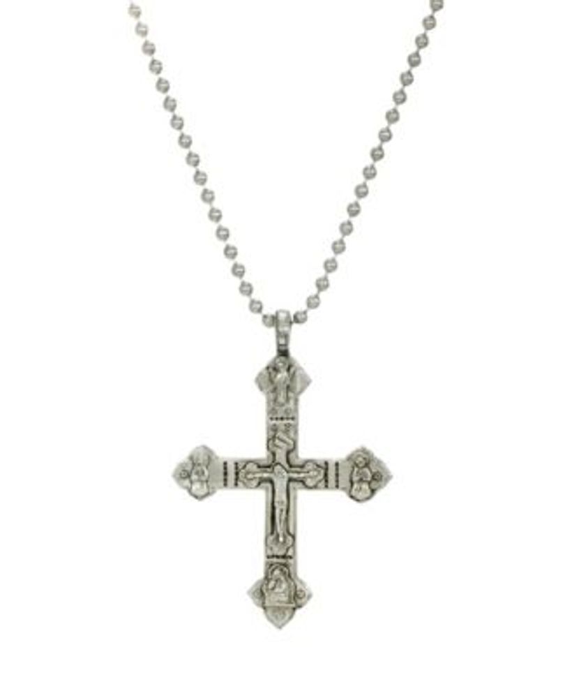 mens crucifix and chain