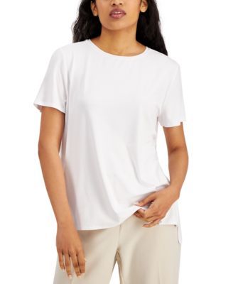 Petite Step-Hem T-Shirt, Created for Macy's