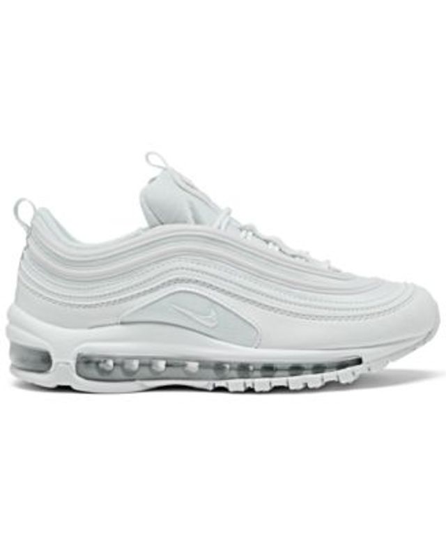 Nike Men's Air Max 97 White Bullet Casual Sneakers from Finish Line - Macy's