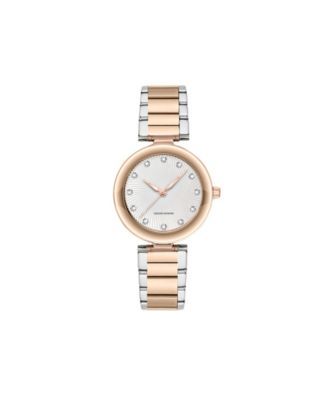 Women's Metal Diamond Two-Toned Stainless Steel Analog Watch, 38mm