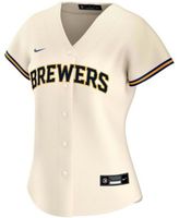 Men's Nike Christian Yelich Cream Milwaukee Brewers Alternate Replica  Player Jersey 