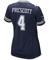 Men's Nike Dak Prescott Gray Dallas Cowboys Atmosphere Fashion Game Jersey Size: Small