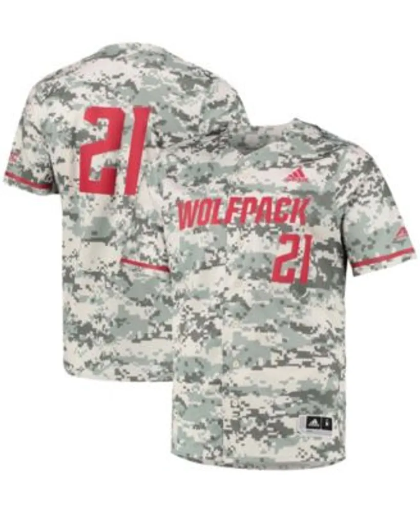 adidas NC State Wolfpack Camo Replica Baseball Jersey
