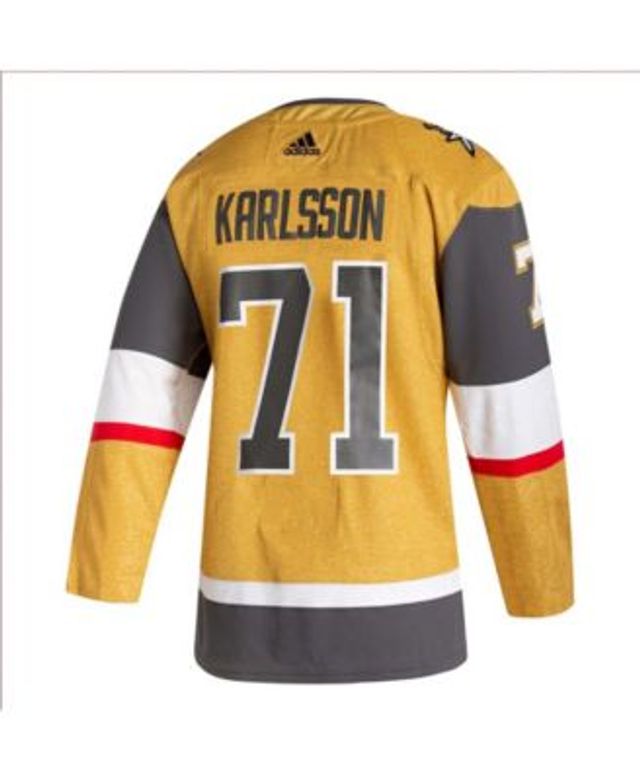 Men's Vegas Golden Knights William Karlsson adidas Gray Alternate  Primegreen Authentic Pro Player Jersey