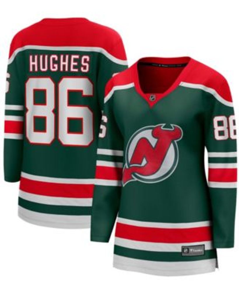 Youth New Jersey Devils Jack Hughes Green 2020/21 Special Edition Premier  Jersey