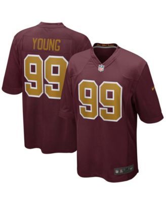 Men's Nike Chase Young Burgundy Washington Football Team Alternate Game  Jersey