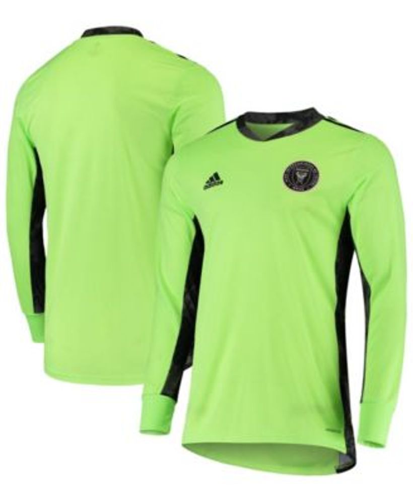 Men's Inter Miami CF adidas Pink 2021 Goalkeeper Long Sleeve Jersey