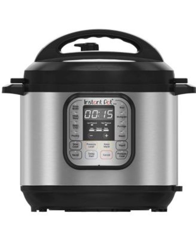 Instant Pot Duo 7-in-1 Electric Pressure Cooker, Slow Cooker, Rice Cooker,  Steamer, Sauté, Yogurt Maker, Warmer & Sterilizer, Includes Free App with  over 1900 Recipes, Stainless Steel, 3 Quart