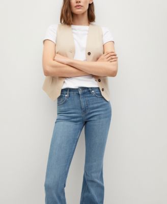 Women's High-Waist Flared Jeans