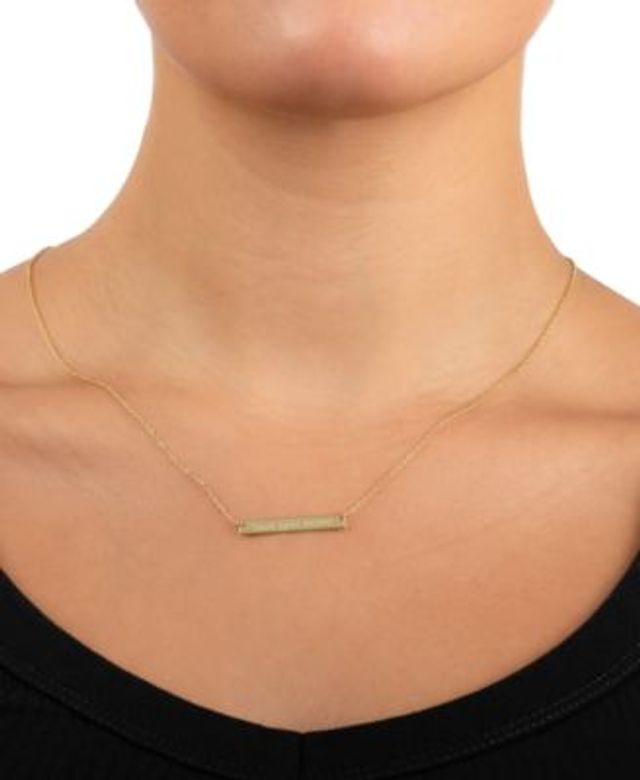 giani bernini gold bar necklace