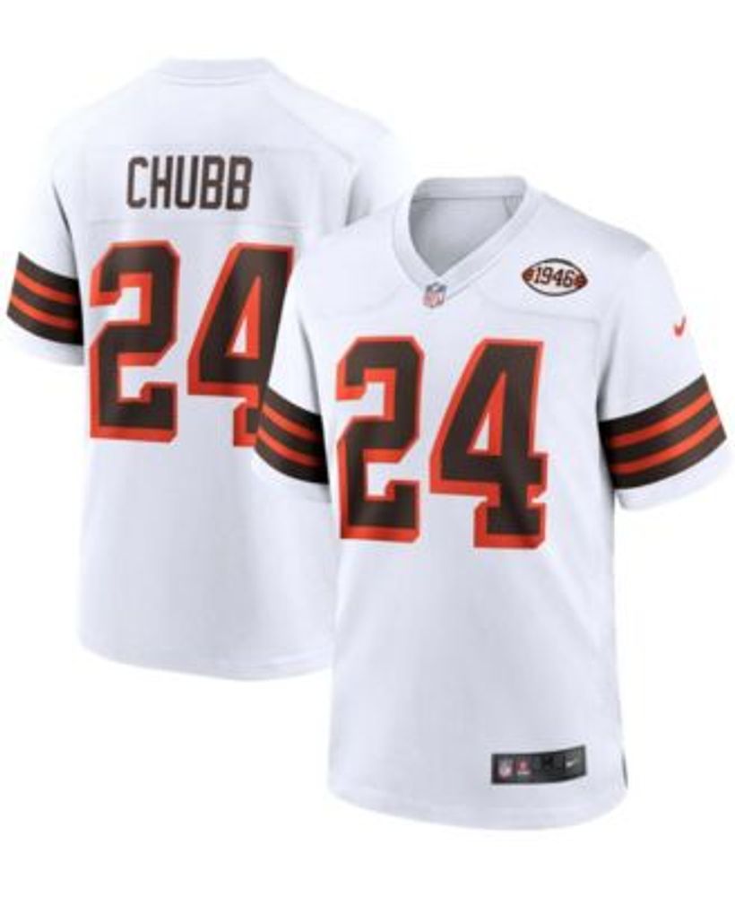 Nike Men's Nick Chubb Cleveland Browns 1946 Collection Alternate Game  Jersey