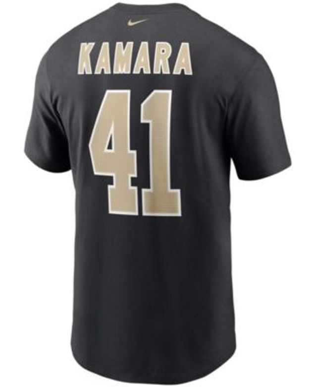 Nike Men's Alvin Kamara Gray New Orleans Saints Atmosphere Fashion Game  Jersey