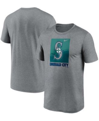 Men's Nike Mitch Haniger Gray Seattle Mariners Name & Number T-Shirt