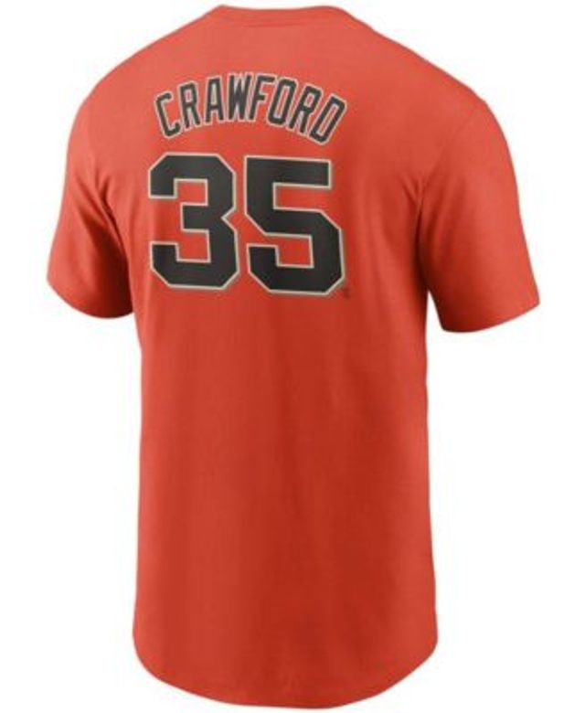 Men's Nike Brandon Crawford Cream San Francisco Giants Home Replica Player Name Jersey