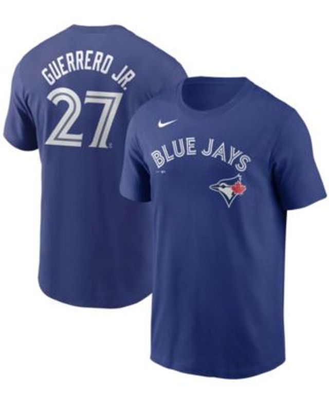 Youth Toronto Blue Jays Vladimir Guerrero Jr. Nike Powder Blue Player Name  & Number - T-Shirt