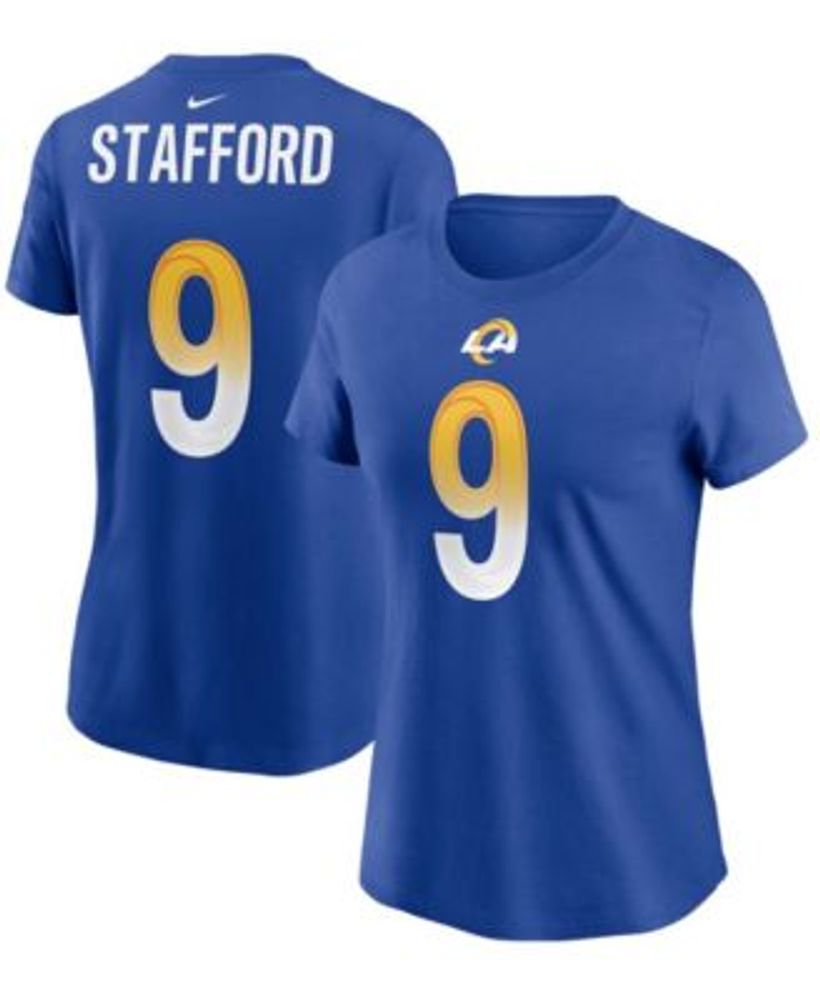 Men's Nike Matthew Stafford Royal Los Angeles Rams Super Bowl LVI