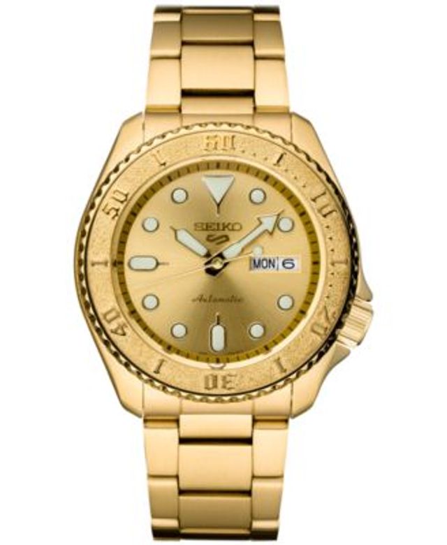 Seiko Men's Automatic 5 Sports Two-Tone Stainless Steel Bracelet Watch 43mm  | Foxvalley Mall