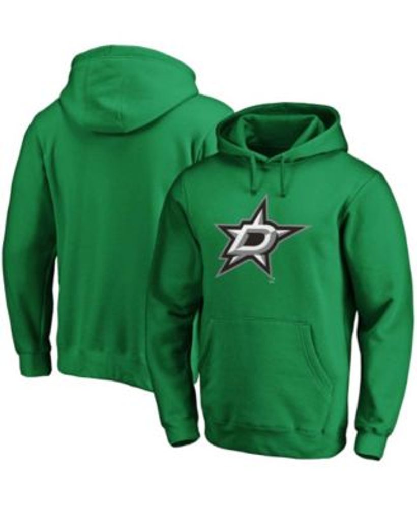 Philadelphia Eagles New Era Colorblock Throwback Pullover Hoodie -  Black/Kelly Green