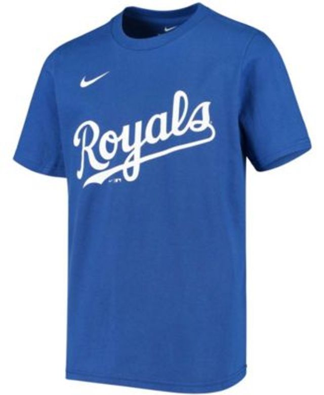 Youth Nike Salvador Perez Royal Kansas City Royals Player Name & Number T- Shirt