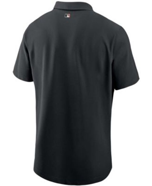 Nike Men's San Francisco Giants Black Logo Franchise Polo T-Shirt