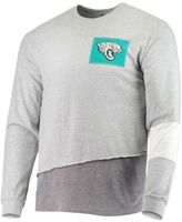 Refried Apparel Men's Gray Tennessee Titans Angle Long Sleeve T-shirt