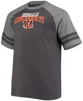 Men's Fanatics Branded Heathered Gray/Black Cincinnati Bengals Two