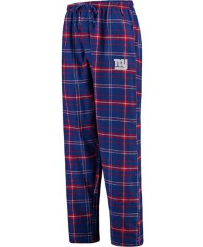 Concepts Sport Men's Royal New York Giants Ultimate Plaid Flannel