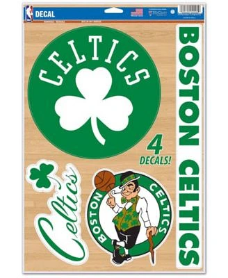 Multi Boston Celtics 11" x 17" Multi-Use Decal Sheet, Pack of 4