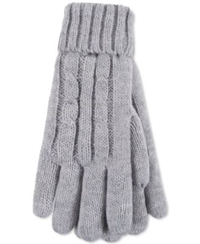 FOCO Men's Gray Las Vegas Raiders Team Knit Gloves - Macy's