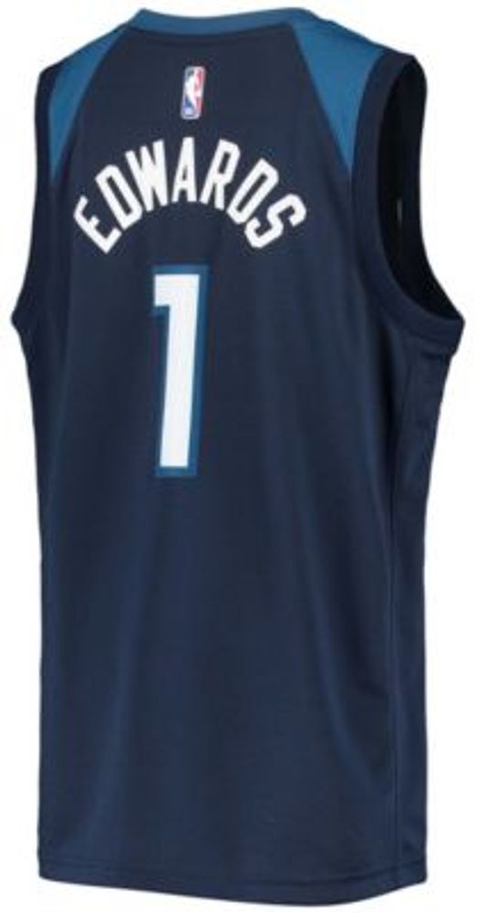 Unisex Nike Anthony Edwards White Minnesota Timberwolves Swingman