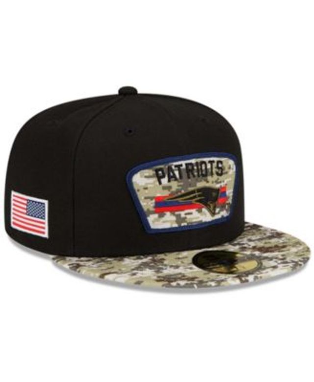 New Era Men's Black/Camo Minnesota Vikings 2021 Salute to Service 39THIRTY Flex Hat