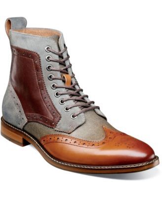 Men's Finnegan Wingtip Lace Up Boots