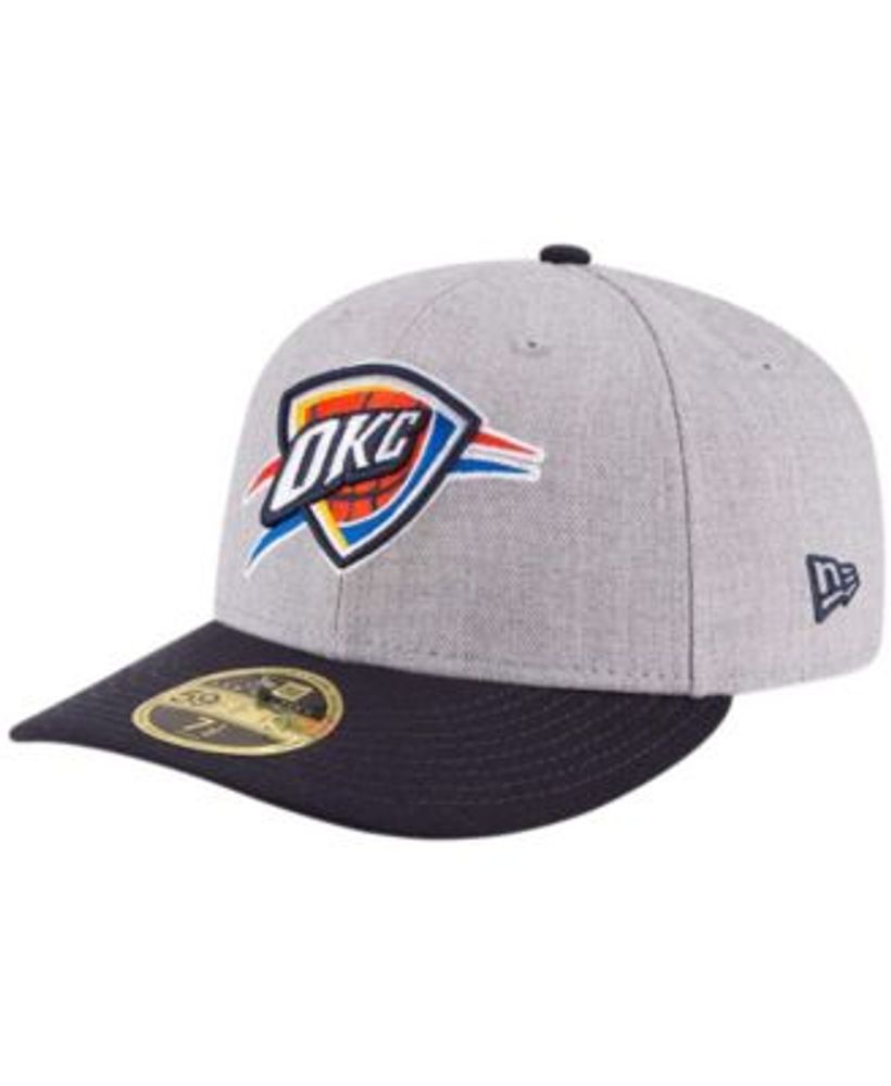 New Era Men's White, Blue Oklahoma City Thunder 9FORTY Snapback