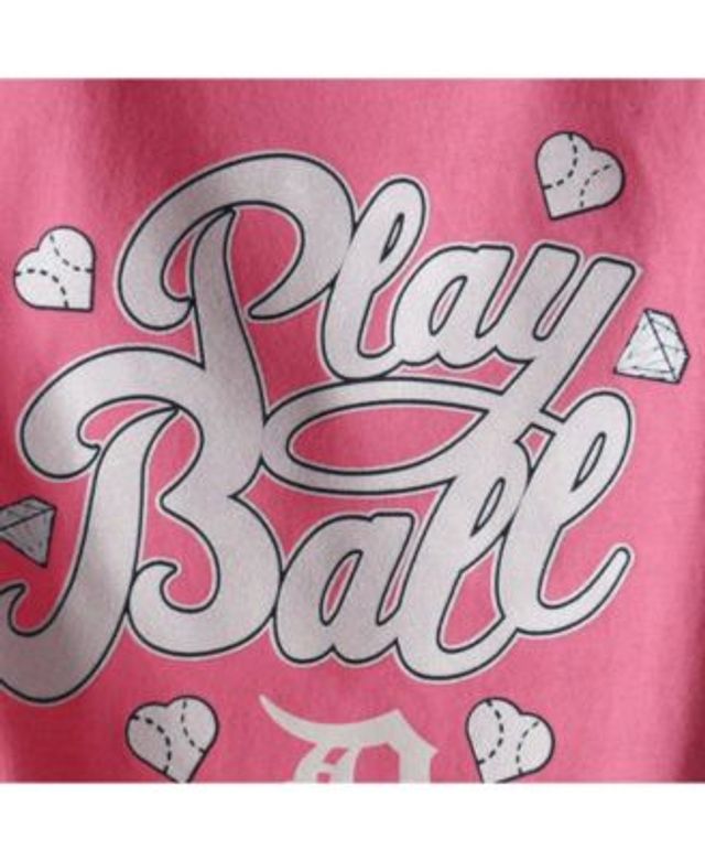 Preschool Pink New York Mets Ball Girl T-Shirt