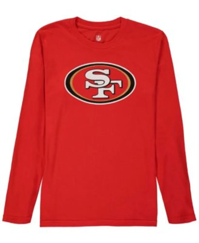 Outerstuff Youth Boys Red San Francisco 49Ers Team Logo Long Sleeve T-shirt