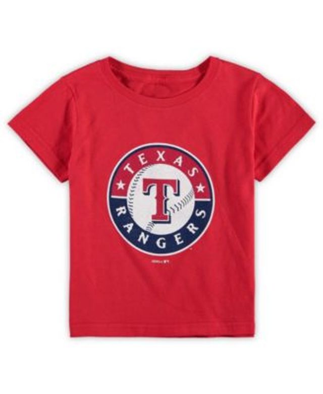 Outerstuff Youth Royal Texas Rangers Logo Primary Team T-Shirt Size: Medium