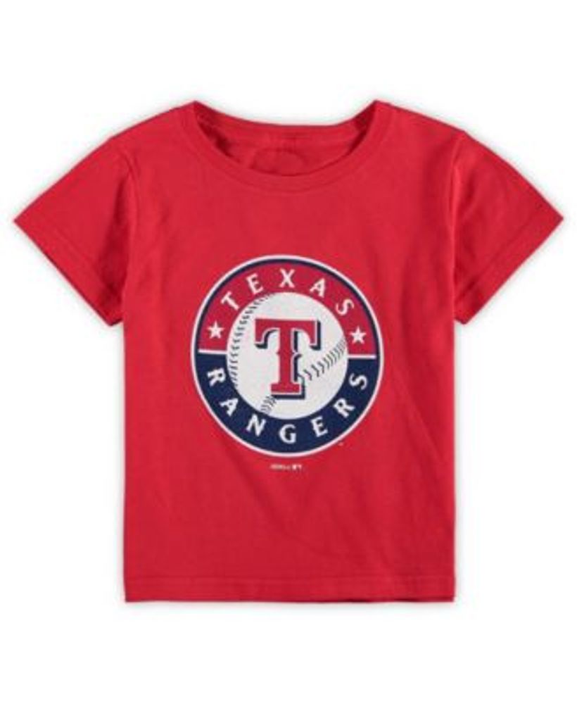 Outerstuff Youth Royal Texas Rangers Logo Primary Team T-Shirt Size: Large