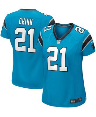 Women's Nike Christian McCaffrey Silver Carolina Panthers Inverted Legend  Jersey