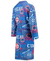 Men's Royal Chicago Cubs Ensemble Microfleece Robe