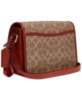 COACH Signature Coated Canvas Studio Shoulder Bag - Macy's