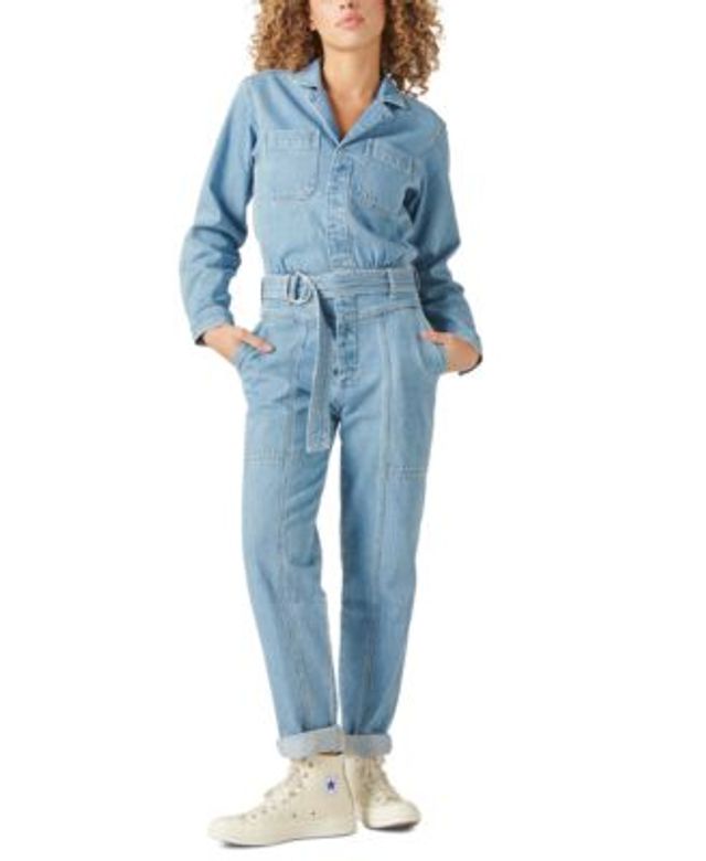 lucky brand denim romper