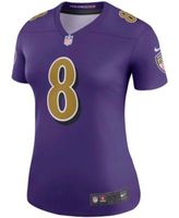 Nike Women's Lamar Jackson Purple Baltimore Ravens Color Rush Legend Player  Jersey