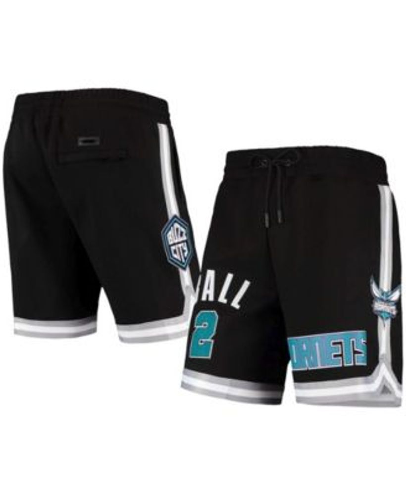 Charlotte Hornets Mitchell & Ness 1995/96 Hardwood Classics Fadeaway Reload  3.0 Swingman Shorts - Teal/Black